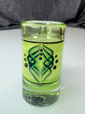 Green Shot Glass