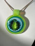 Green Disc Pendant