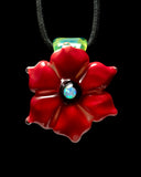Button Flower Pendants
