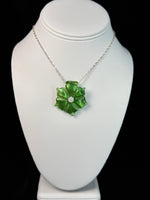 Green Pearl Button Flower