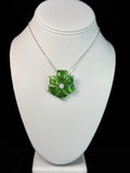Green Pearl Button Flower