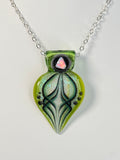 Green Petal Pendant