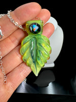 Slyme Green Leaf Pendant