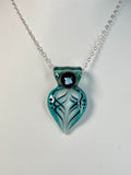 Blue Petal Pendant