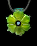 Button Flower Pendants