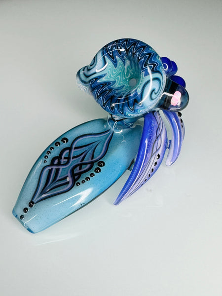 blossom glass blue mini sherlock