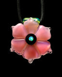 Button Flower Pendants