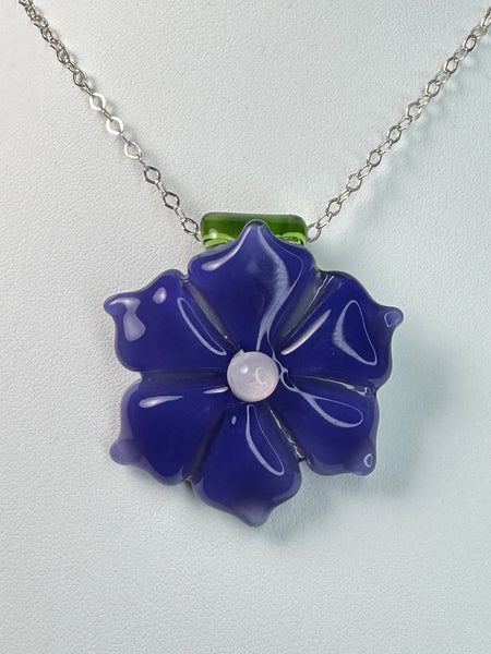 Purple Button Flower