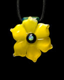 Button Flower Pendants