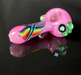 Pink Pinstriped Spoon