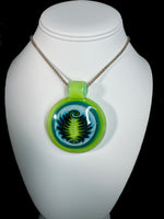 Green Disc Pendant