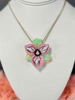 Pink Trillium Pendant