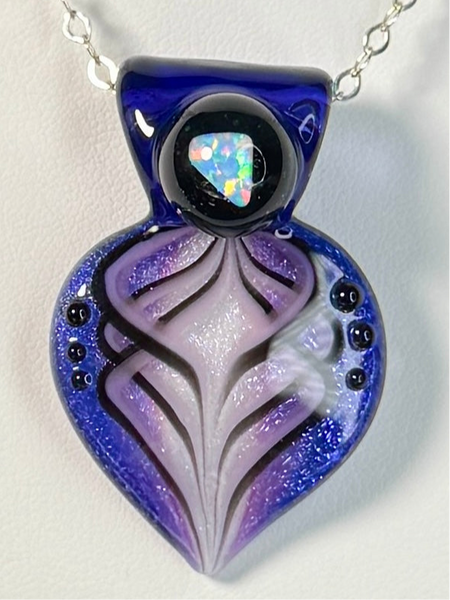 Purple Petal Pendant