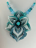 Blue Orchid Necklace