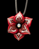 Red Flower Pendant
