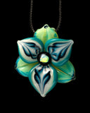 Trillium Flower Pendants