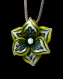 Green Flower Pendant