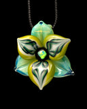 Trillium Flower Pendants